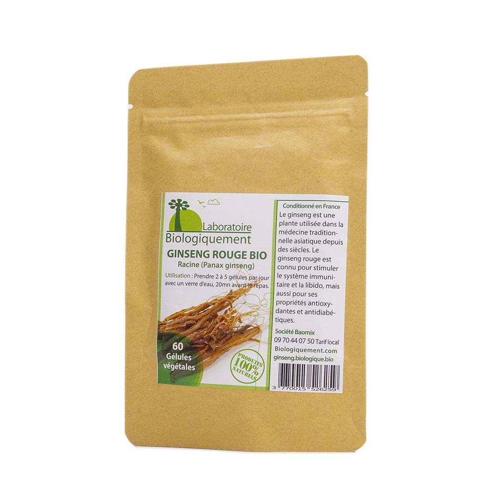 GELULES GINSENG ROUGE BIO