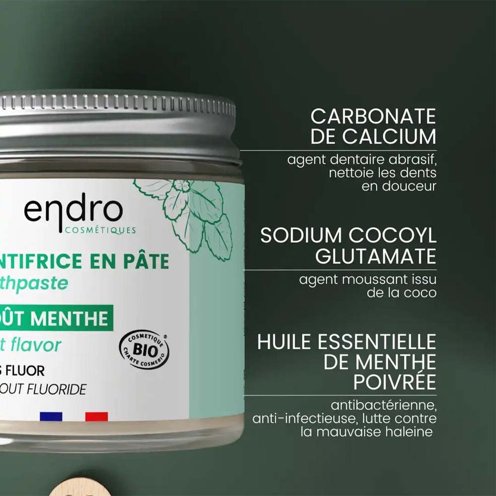 DENTIFRICE MENTHE 4 Dentifrice bio Menthe - Endro