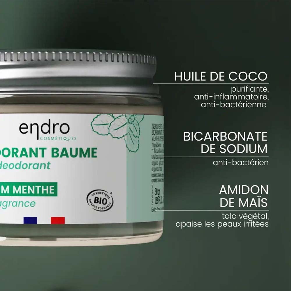 déodorant parfum menthe Endro