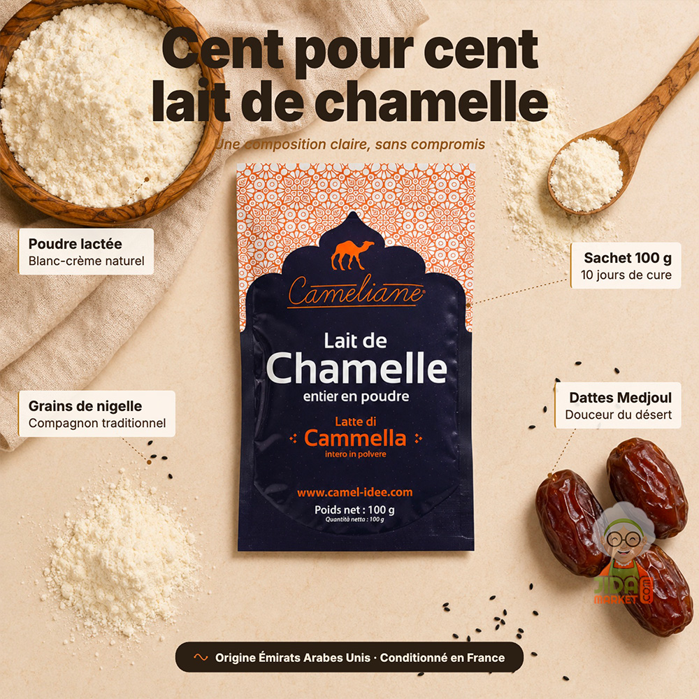 LAIT DE CHAMELLE COMPOSITION LAIT DE CHAMELLE COMPOSITION