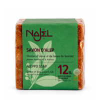 Savon d'Alep 12 laurier Najel 200g usage quotidien