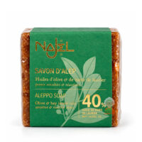 Savon d'Alep 40 laurier Najel 185g peaux sensibles