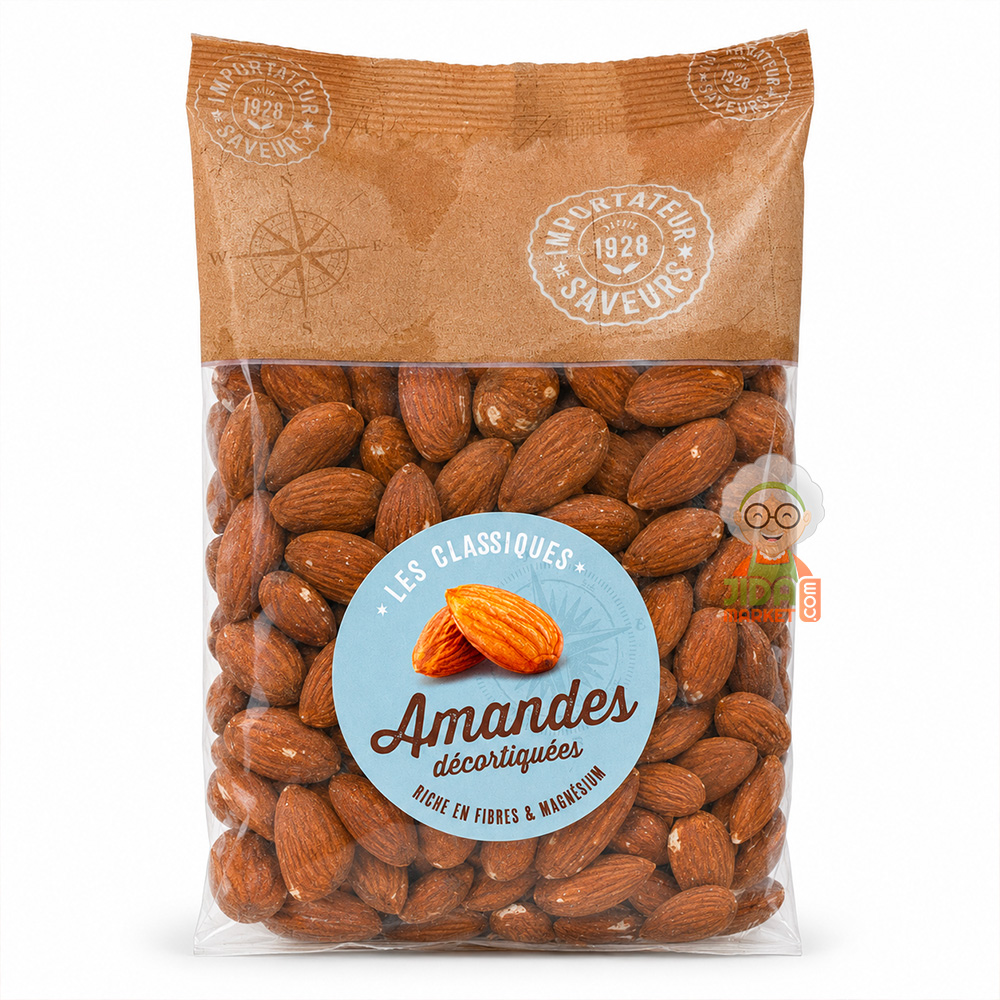 AMANDES DECORTIQUEES amandes décortiquées 400g