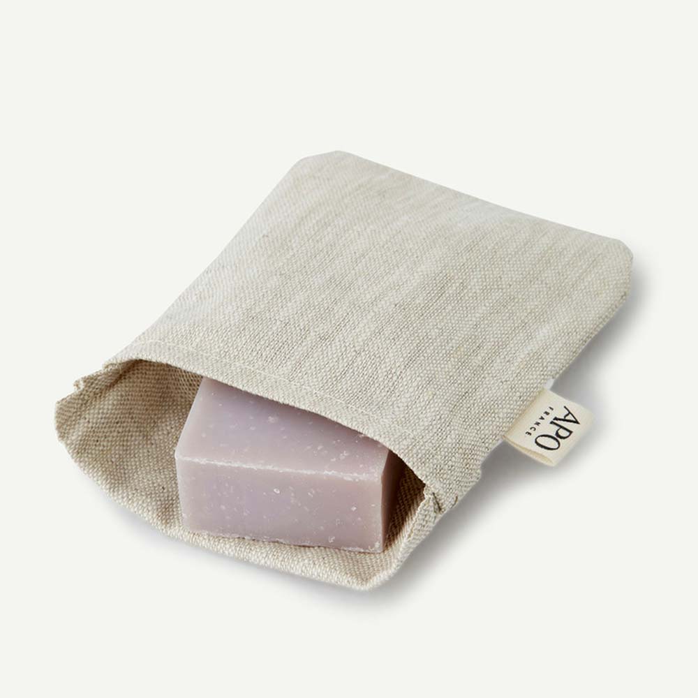 POCHON A SAVON EN LIN 2