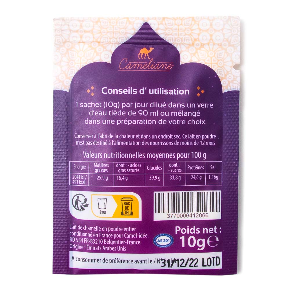 lait chamelle poudre
