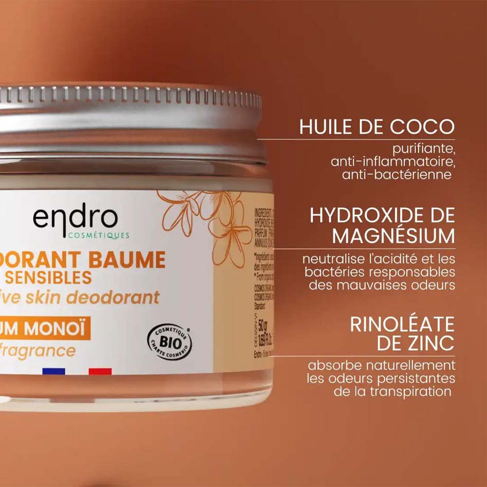 DEO MONOI 2 déodorant parfum monoï Endro