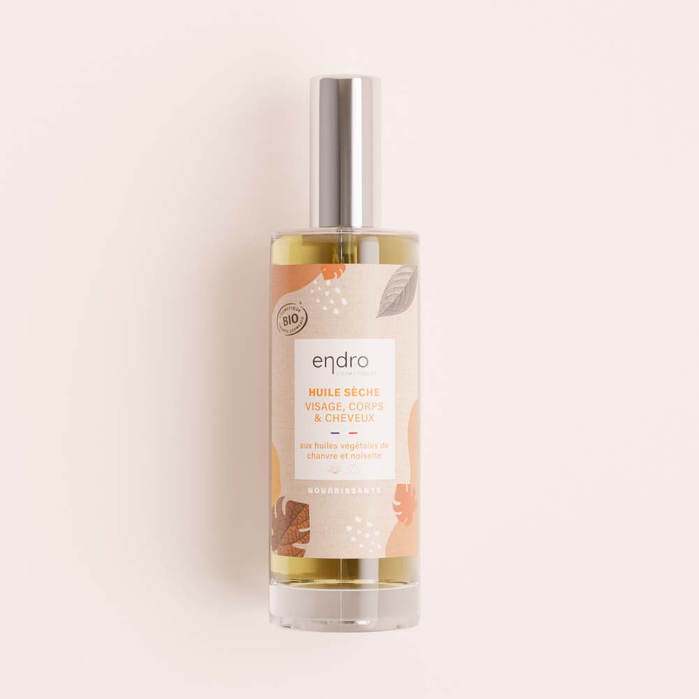 HUILE SECHE VISAGE ET CORPS 2 Huile sèche 3 en 1 Endro
