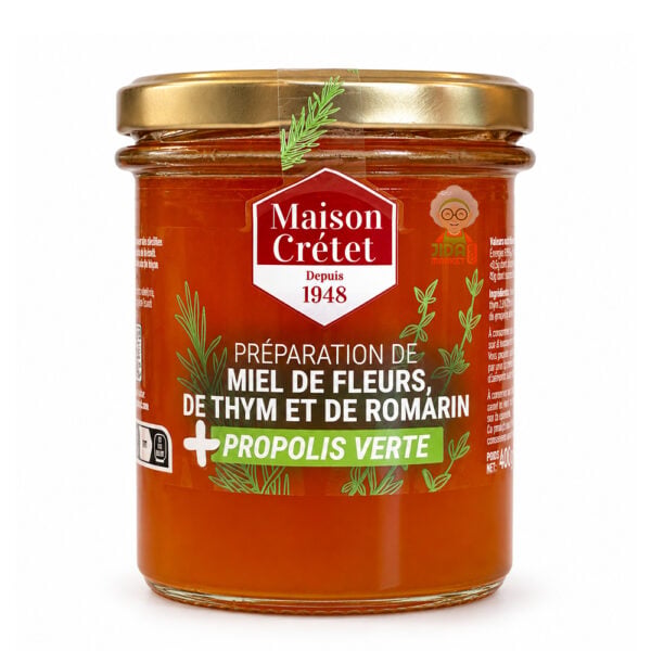 Miel de thym et romarin + propolis verte