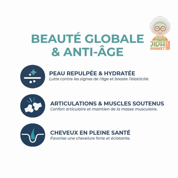 Collagène marin Inolab 2000 Da, Bienfaits
