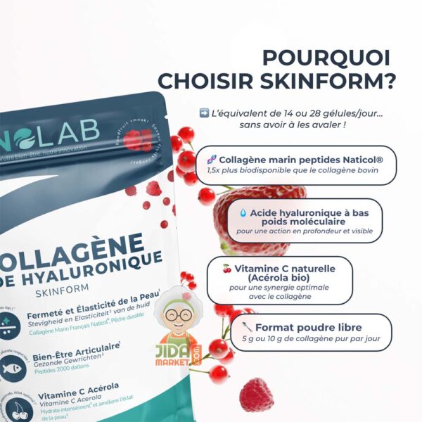 Collagène marin Inolab 2000 Da, Compositions