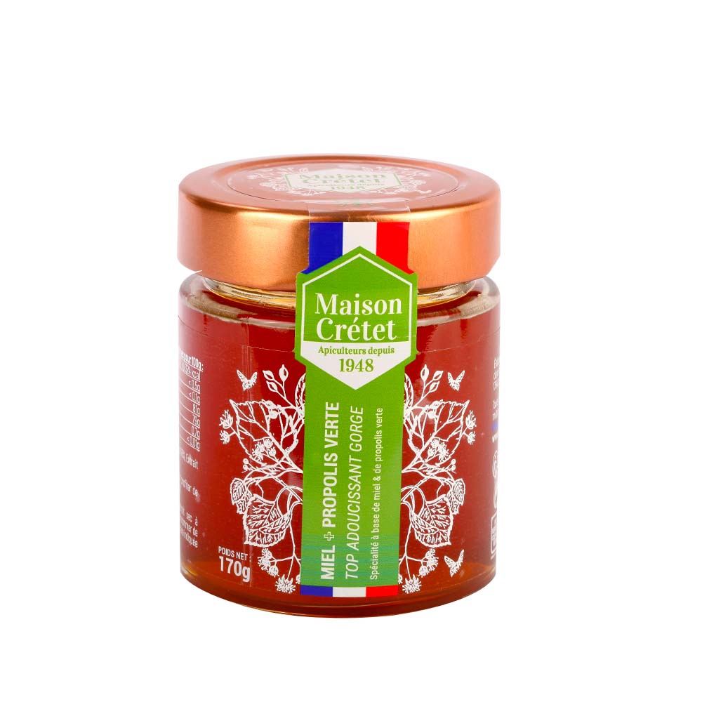 MIEL ET PROPOLIS VERTE Miel de France et propolis verte
