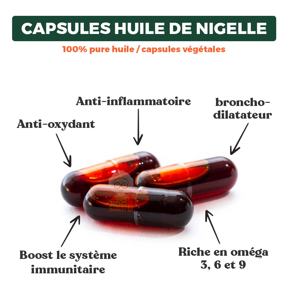 Capsules huiles de nigelle pure