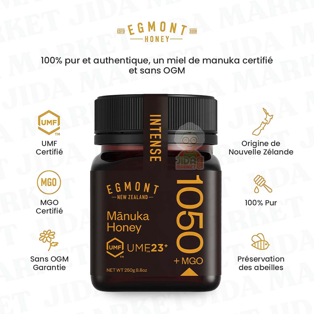 Miel de manuka 23+