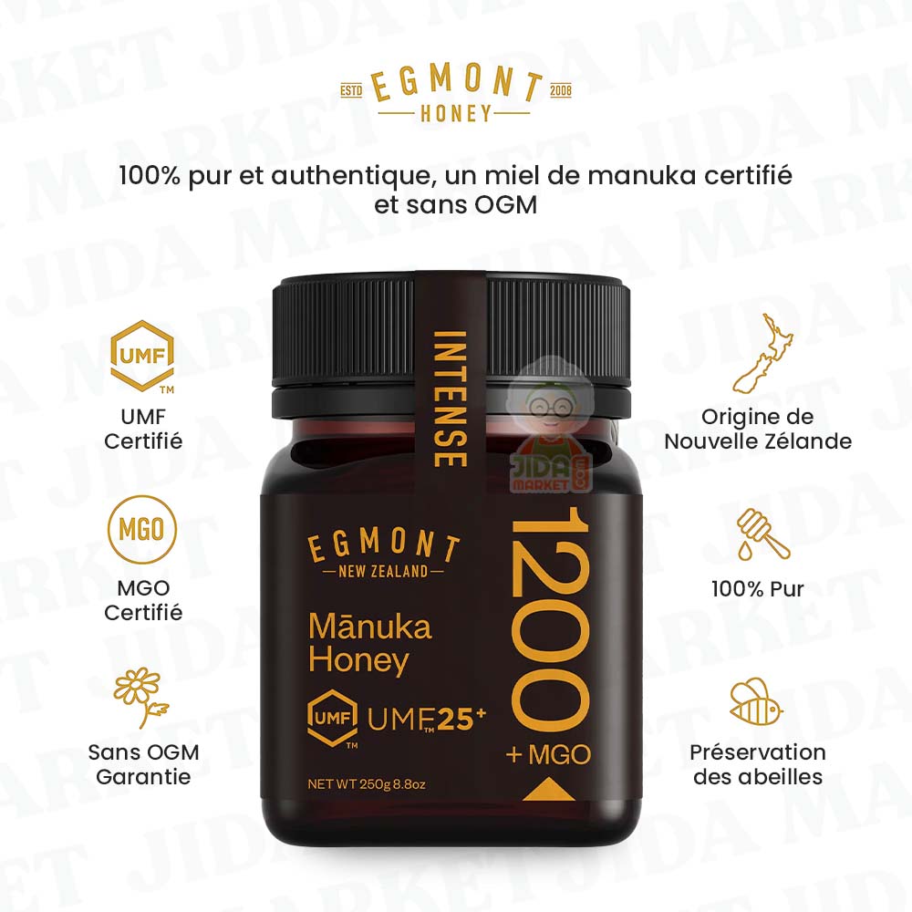 Miel de manuka 25+