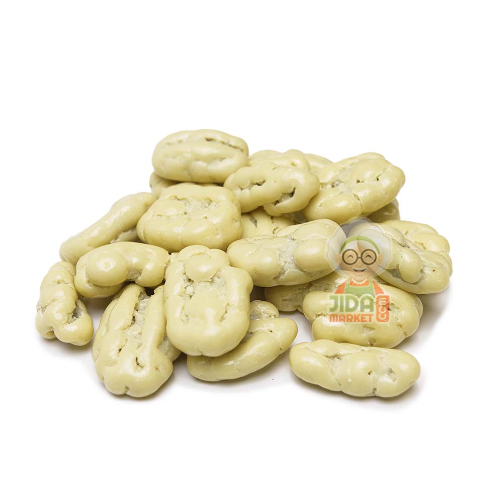 Noix de pécan enrobées au chocolat blanc