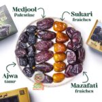 Pack Découverte des dattes (dattes ajwa, Medjool Palestine, sukari rutab et mazafati rutab) - 2,35kg