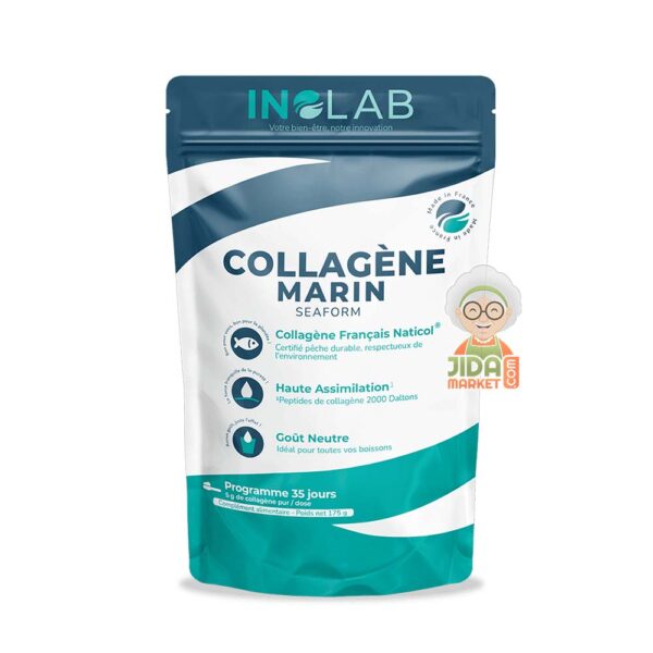 Collagène Marin 100% Pur Inolab – Cure 35 Jours, Peptides 2000 Da
