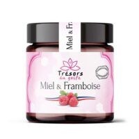 Miel à la framboise artisanal – pot en verre 250g