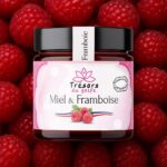 Miel à la framboise artisanal – pot en verre 250g