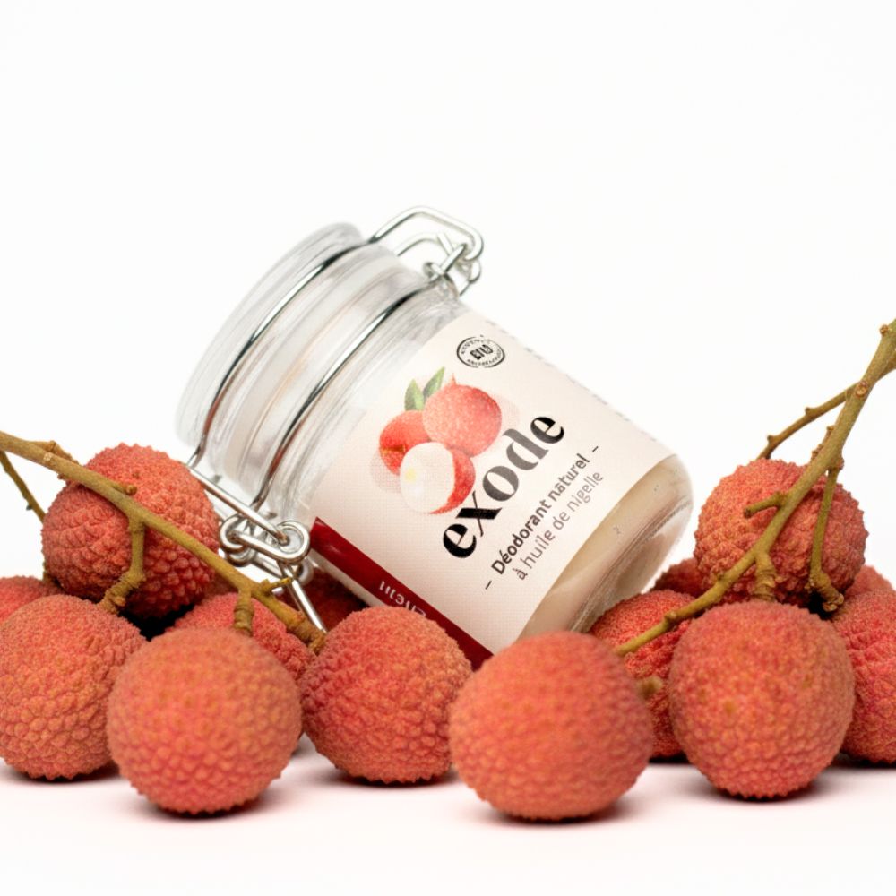 DEODORANT EXODE SENTEUR LITCHI 2 Déodorant Exode certifié Bio parfum Litchi