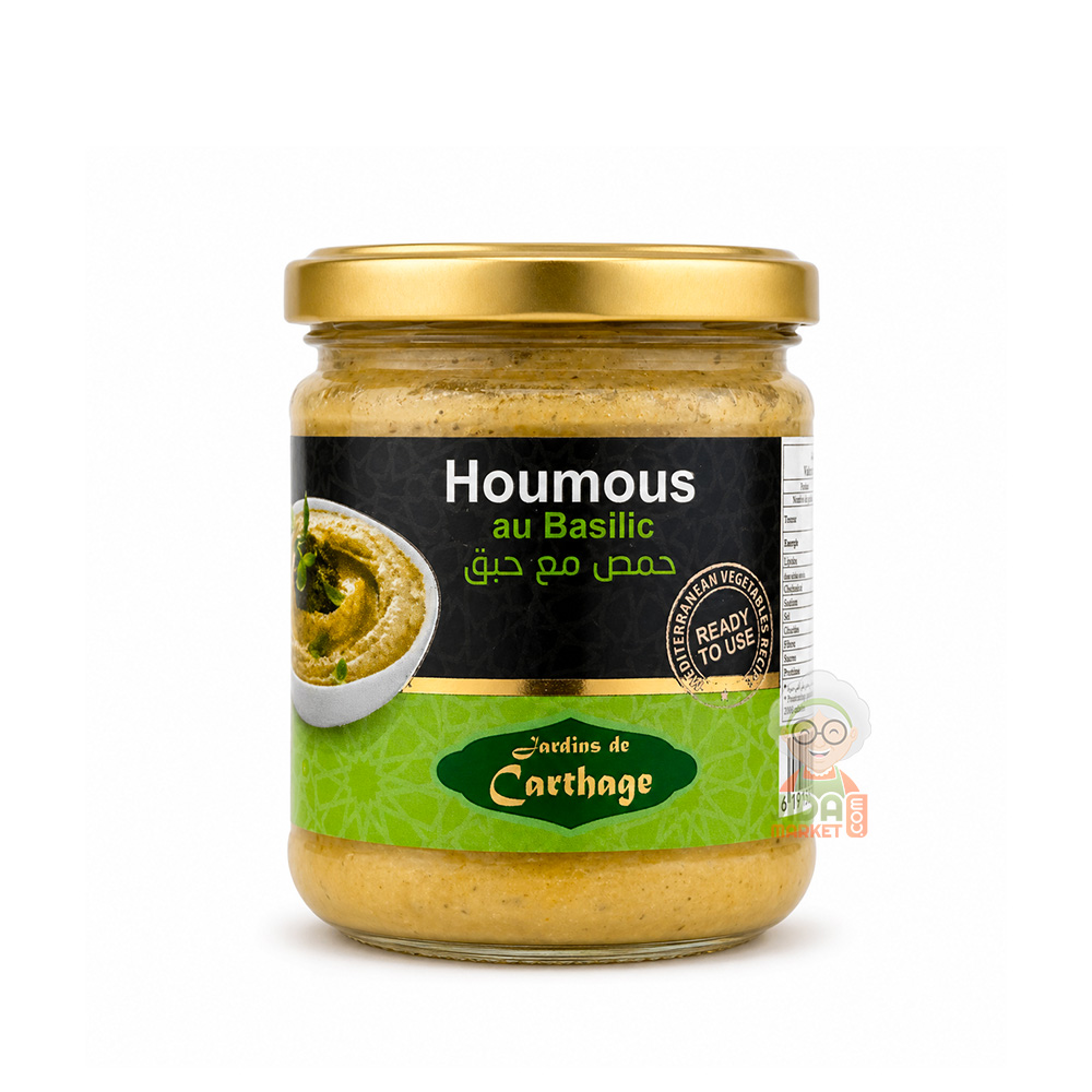 HOUMOUS AU BASILIC