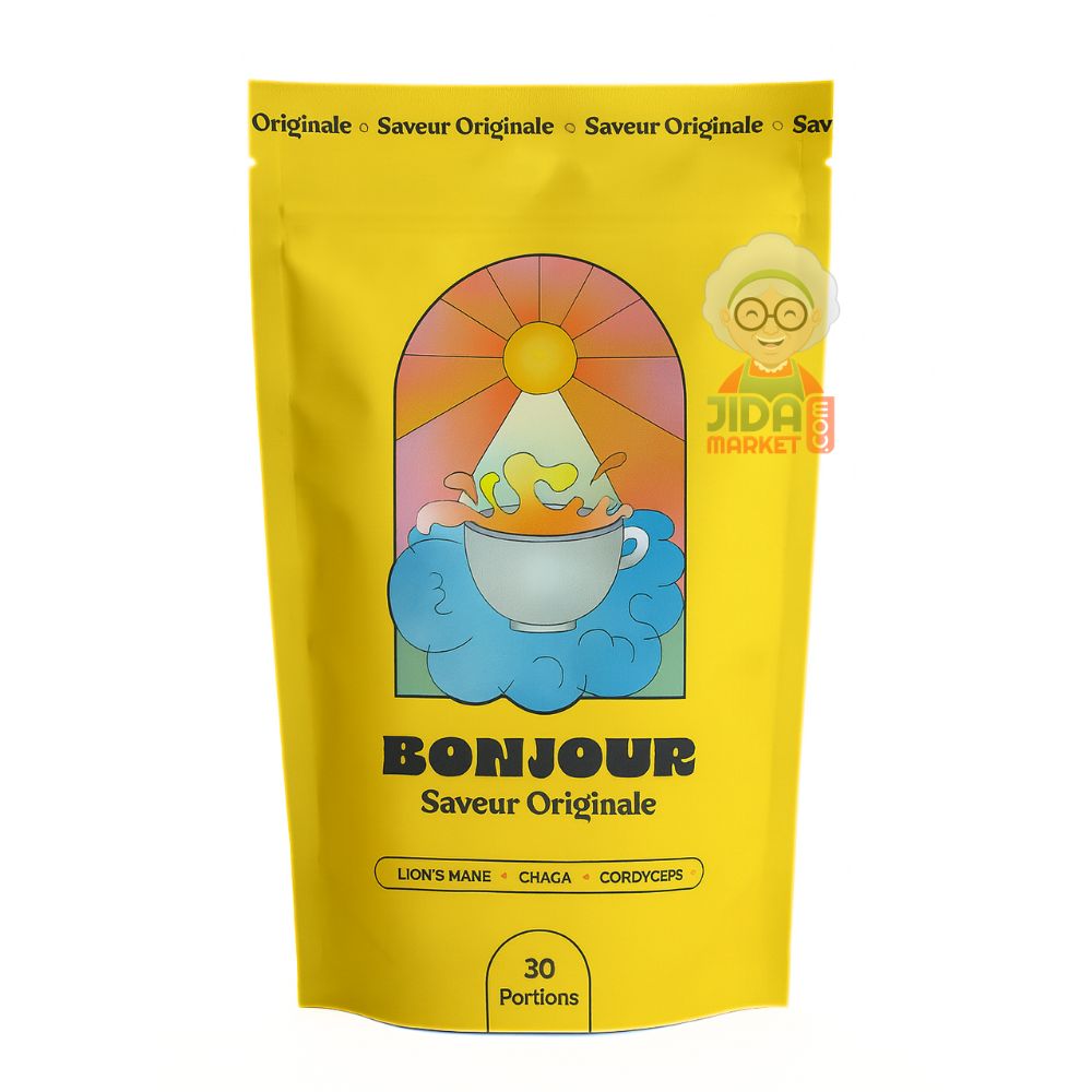 Bonjour café saveur originale – Boisson adaptogène naturelle – 30 portions