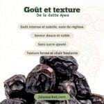 Dattes ajwa authentique de Médine - Jidamarket