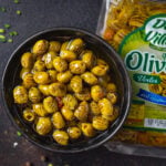 Olives grillées vertes et marinées – Recette algérienne – Sachet 400g