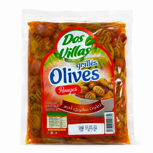 Olives grillées vertes piquantes