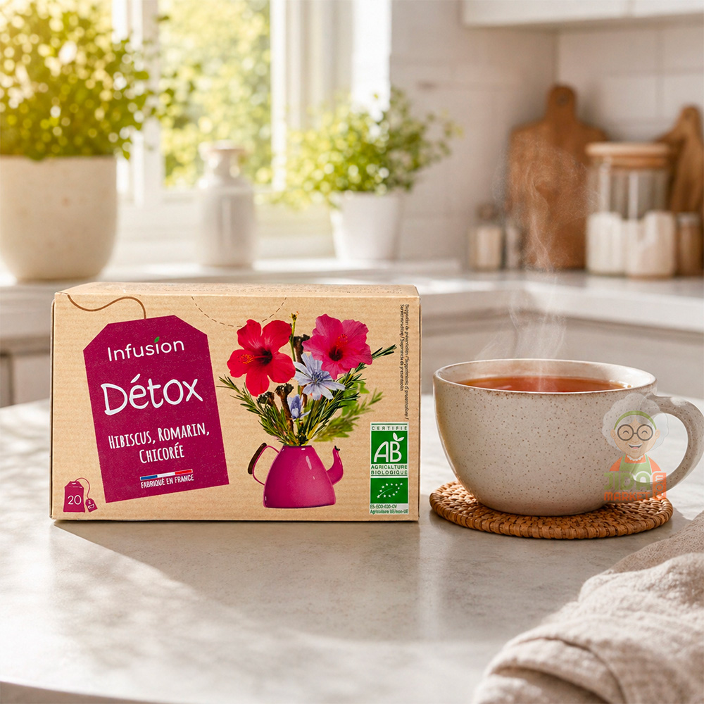 Infusion détox, boite de 20 sachets