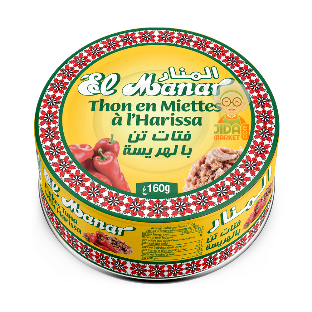thon en boite à l'harissa el manar