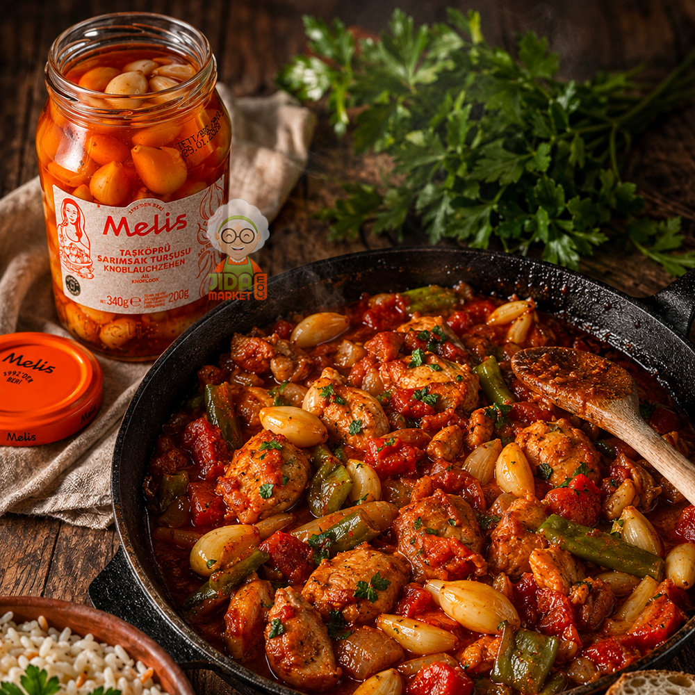 Ail confit et mariné