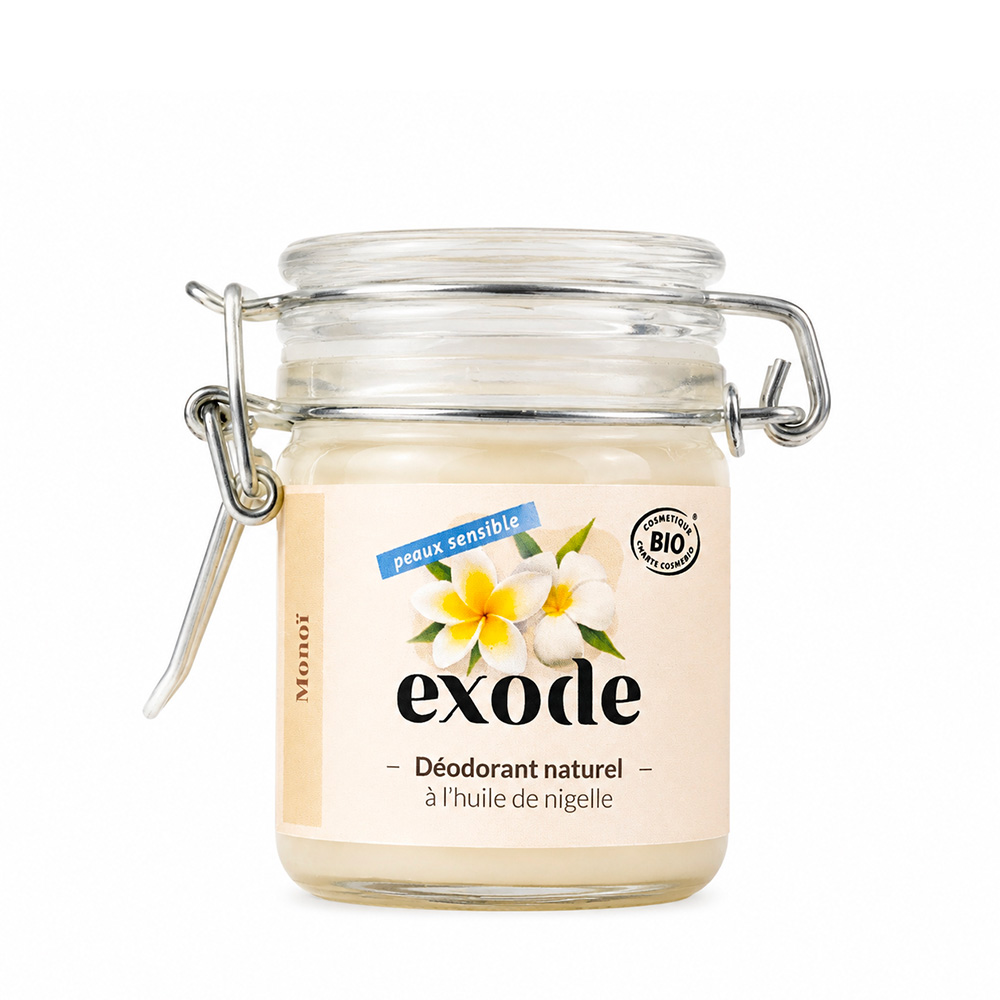 DEODORANT NATUREK EXODE MONOI PEAUX SENSIBLE Déodorant naturel Exode senteur monoï