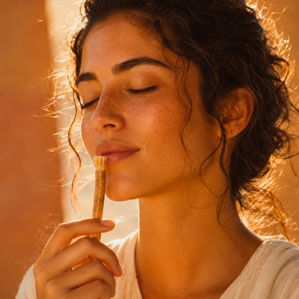 Siwak issu de l'arbre Salvadora persica pour l'hygiène bucco-dentaire naturelle