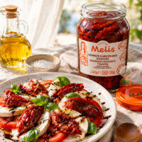 tomates séchées au soleil, cueillies à la main