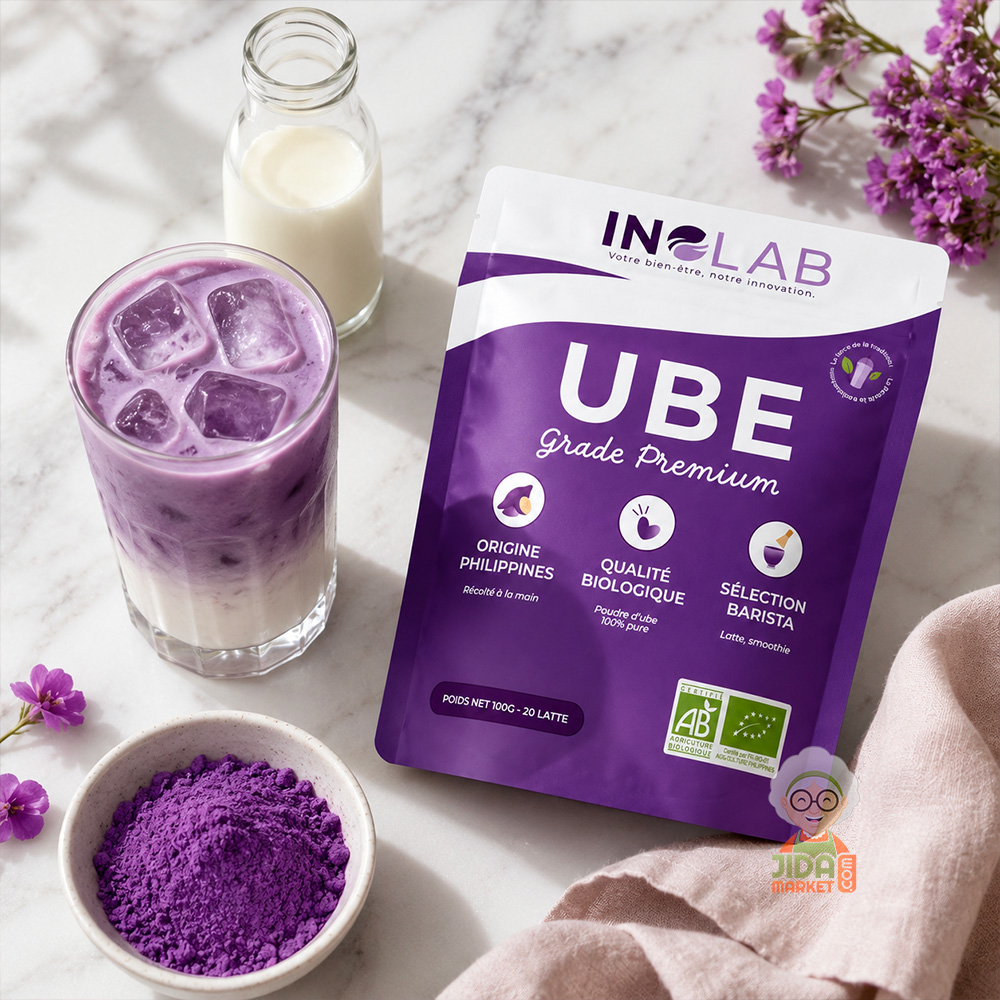 Ube Latte Bio Premium - Igname violet des Phillipines | INOLAB
