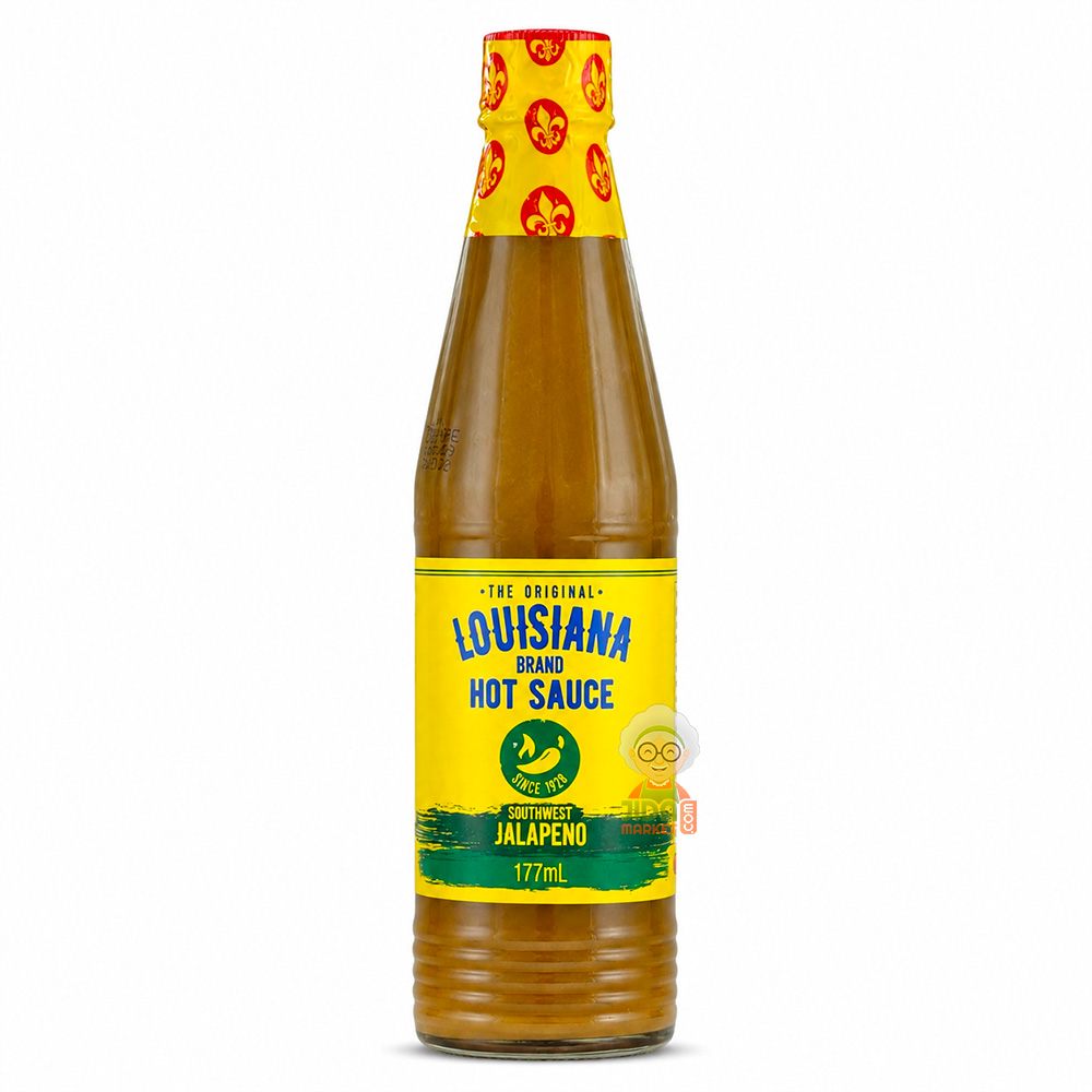 LOUISIANA HOT SAUCE JALAPENO sauce piquante Louisiana hot sauce jalapeno
