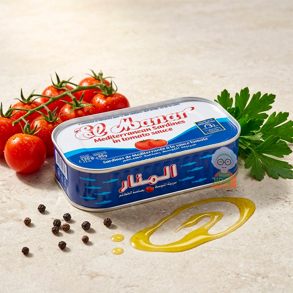 SARDINES A LA SAUCE TOMATE EL MANAR 2 El manar, sardines à la sauce tomate