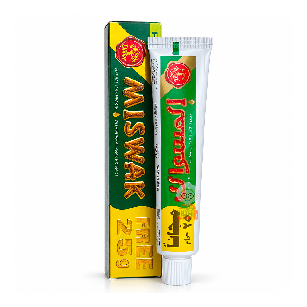 DENTIFRICE SIWAK PETIT Dentifrice siwak Dabur 75 g | Extrait pur d’Al-Arak