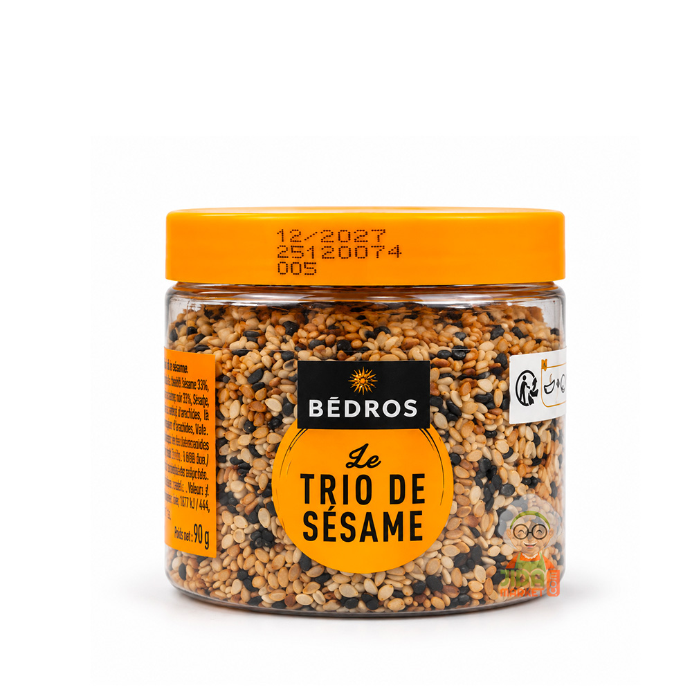 TRIO DE SESAME graines de sésame (dorée, blanc et noir)