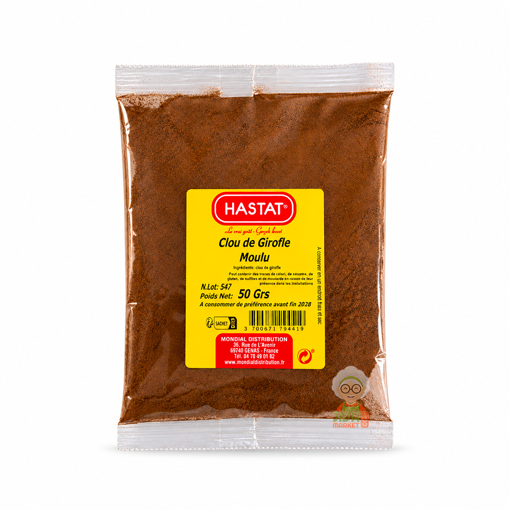 Sachet de clou de girofle moulu HASTAT 50 g