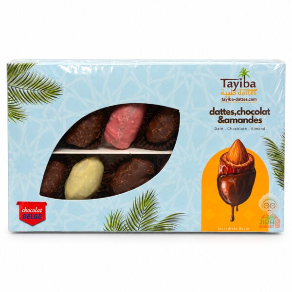 Dattes au chocolat et amandes