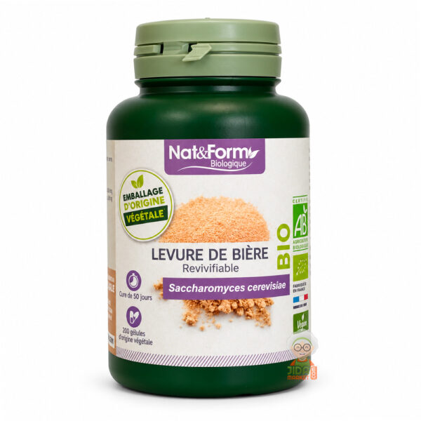 Levure de bière revivifiable bio - 200 gélules