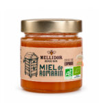 Pot de miel de romarin bio d'Espagne Mellidor 220 g