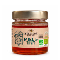 Pot de miel de thym bio de Grèce Mellidor 220 g