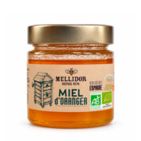 Pot de miel d'oranger bio d'Espagne Mellidor 220 g